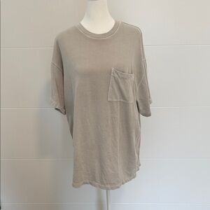 Madewell Garment-Dyed Oversized Pocket Tee